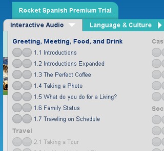 Rocket Spanish Interactive Audio